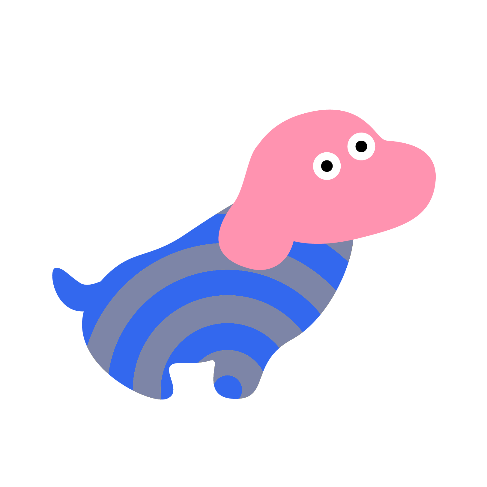 寄り添うワンコ