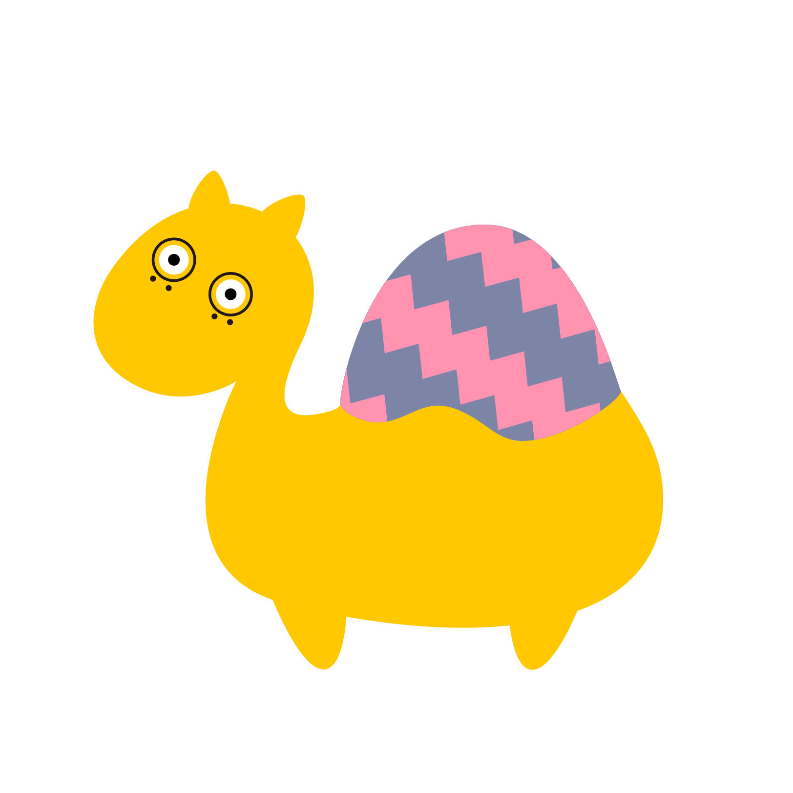 満ちてほどけるラクダ